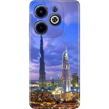 Grabono Infinix Hot 40 / Infinix Hot 40 Pro Kılıf Renkli Baskı Tpu Silikon Dubai