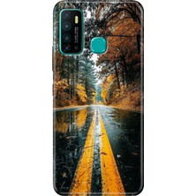 Grabono Infinix Hot 9 Kılıf Renkli Tpu Tam Uyum Silikon Korku Yolu