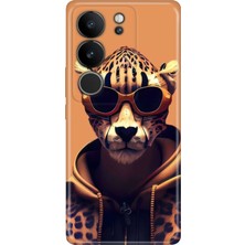 Grabono Vivo V29 5g Kılıf Desenli Silikon Renkli Özel Baskı Kapak Tiger