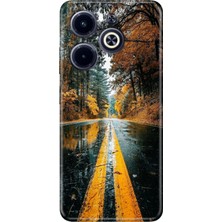 Grabono Infinix Hot 40I - SPARK20 - 20C Kılıf Temalı Resnkli Desen Baskılı Kapak Korku Yolu