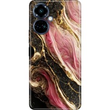 Grabono Tecno Camon 19 Pro Kılıf Renkli Temalı Desenli Tpu (CI8N) Uyumlu Silikon Seattle Mermer