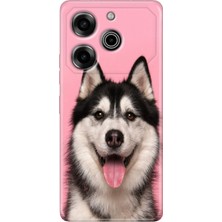 Grabono Tecno Pova 6 Pro Kılıf Renkli Baskı Yumuşak Kapak Esnek Silikon Hasky