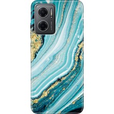 Grabono Xiaomi Redmi Note 11E Kılıf Renkli Özel Temalı Desenli Silikon Tpu Simli Taş