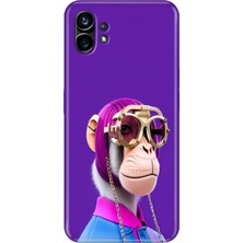 Grabono Nothing Phone 2 Kılıf Renkli Desenli Tpu Kapak Silikon Monkey