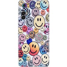 Grabono Tcl 30+ (Plus) Kılıf Silikon Renkli Resimli Arka Kapak Emojix