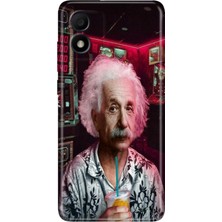 Grabono Tcl 303 Kılıf Silikon Renkli Phone Case Albert