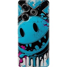 Grabono Tecno Pova 6 Pro Kılıf Renkli Baskı Yumuşak Kapak Esnek Silikon Vintage Wall