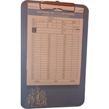 Aklımla Oynuyorum Satranç Notasyan Altlığı ve Koçanı