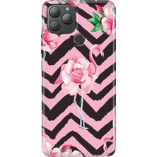 Grabono General Mobile Gm 22 Plus Kılıf Desenli Esnek Silikon Uv Flamingo