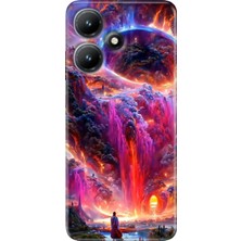 Grabono Infinix Hot 30 Kılıf Baskılı Esnek Silikon Kapak Gizemliülke