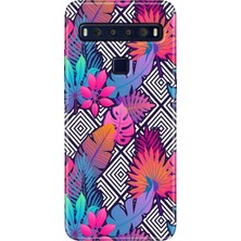 Grabono Tcl 10L Kılıf Baskılı 6.53" Silikon Renkli Resimli Arka Kapak Botanik