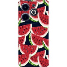 Grabono Infinix Hot 40 Pro / Infinix Hot 40 Kılıf Temalı Baskılı Desenli Resimli Silikon Karpuz