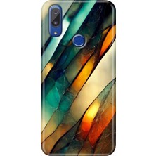 Grabono Vestel Venus E5 Kılıf Desenli Baskılı Hd Özel Tasarım Tpu Silikon Flora Mermer