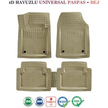 Ekolmaks Skoda Superb 2019 ve Sonrası Sedan Uyumlu 4d Havuzlu Paspas Takımı Premium Bej