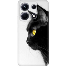 Grabono Infinix Note 30 Pro Kılıf 6.67" Desenli Baskılı Esnek Silikon Kapak Kedi Bakışı