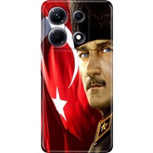Grabono Infinix Note 30 Pro Kılıf 6.67" Desenli Baskılı Esnek Silikon Kapak Mustafa Kemal