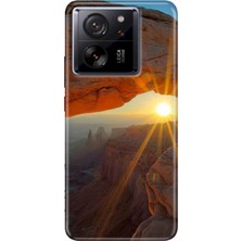 Grabono Xiaomi Mi 13T - 13T Pro Kılıf Renkli Desenli Baskı Tasarım Silikon Sun