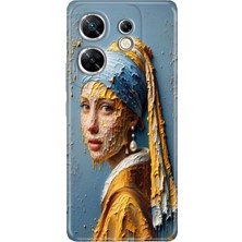 Grabono Infınıx Zero 30 4g Kılıf Renkli Desenli Baskı Silikon Inciküpeli