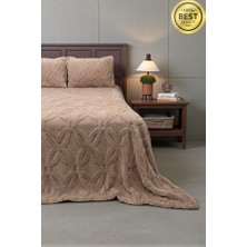 Orion Seri Wellsoft Çift Kişilik Yatak Örtüsü Seti 240×260 + 2 Yastık Kılıfı Battaniye