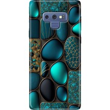 Grabono Samsung Galaxy Note 9 Kılıf Kılıf Renkli Esnek Silikon Temalı Desenli Tpu Marble