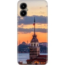 Grabono Omix X3 Kılıf Renkli Temalı Desenli Tpu Silikon Kız Kulesi