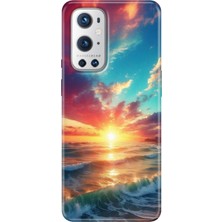 Grabono Oneplus 9 Pro Kılıf Renkli Özel Temalı Desenli Silikon Tpu Okyanus