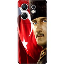 Grabono Infınıx Zero 30 4g Kılıf Renkli Desenli Baskı Silikon Mustafa Kemal