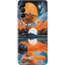 Grabono Samsung Galaxy M14 Uyumlu Kapak Kılıf Tasarım Esnek Silikon Afrika