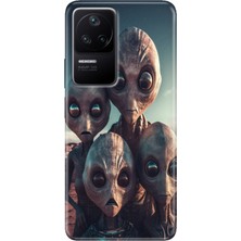 Grabono Xiaomi Poco F4 Kılıf Desenli Kapak Renkli Ufo