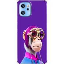 Grabono Reeder S19 Max Pro Kılıf Desenli Temalı Baskılı Silikon Kapak Monkey