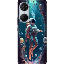 Grabono Reeder S19 Max Pro S Edge Kılıf Desenli Kapak Baskı Astronot