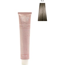 Nook Virgin Color Amonyaksız Profesyonel Saç Boyası 100ML -Koyu Küllü Kumral/küllü Kestane(6.1-Ash Koyu Kumral)