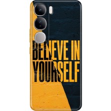 Grabono Vivo V40 Lite Kılıf Renkli Esnek Baskı Silikon Özel Temalı Desenli Yourself