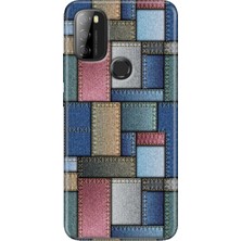 Grabono Reeder P13 Blue Max 2021 Kılıf Rubber Baskı Silikon Cover Jean Pattern