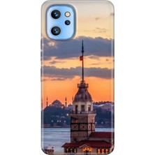 Grabono Reeder S19 Max Pro Kılıf Desenli Temalı Baskılı Silikon Kapak Kız Kulesi