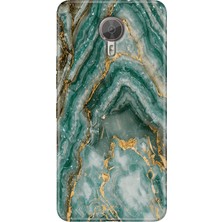 Grabono General Mobile Gm 5 Plus Kılıf Desenli Trend Silikon Granit