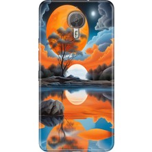 Grabono General Mobile Gm 5 Plus Kılıf Desenli Trend Silikon Afrika