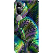 Grabono Vivo V40 Lite Kılıf Renkli Esnek Baskı Silikon Özel Temalı Desenli Holographic