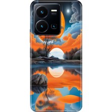 Grabono Vivo Y22S -Y35 Kılıf Renkli Tpu Uv Baskılı Desenli Silikon Afrika