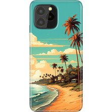 Grabono Oukitel C21 Pro / Plus Uyumlu Kılıf Desenli Silikon Renkli Tpu Uv Malibu