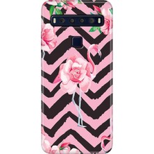 Grabono Tcl 10L Kılıf Baskılı 6.53" Silikon Renkli Resimli Arka Kapak Flamingo