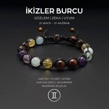 Seven Art Jewelry Ikizler Burcu Makrome Bileklik