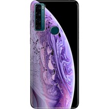 Grabono Tcl 20 Se Kılıf Baskılı Silikon Renkli Resimli Arka Kapak World