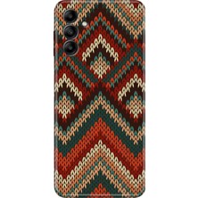 Grabono Samsung Galaxy A34 Kılıf Tasarım Esnek Silikon Zikzak