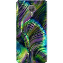 Grabono General Mobile Gm 5 Plus Kılıf Desenli Trend Silikon Holographic