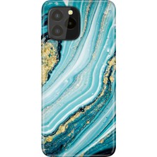 Grabono Oukitel C21 Pro / Plus Uyumlu Kılıf Desenli Silikon Renkli Tpu Uv Simli Taş