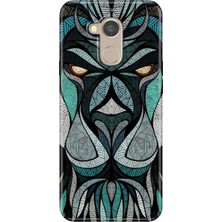 Grabono General Mobile Gm 8 Uyumlu Kılıf Desenli Silikon Renkli Tpu Uv Lion Mandala