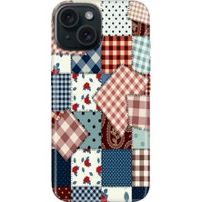 Grabono iPhone 13 - 14 Kılıf Renkli Tpu Uv Baskılı Desenli Silikon Yama
