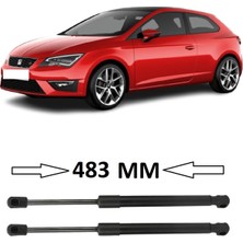 Cme Parts Seat Leon Coupe 3 Kapılı 2013-2020 Uyumlu Sağ + Sol Takım Bagaj Amortisörü 2 Adet 483MM 5F3827550A