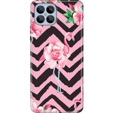 Grabono Omix X600 Kılıf Kılıf Renkli Esnek Silikon Temalı Desenli Tpu Flamingo